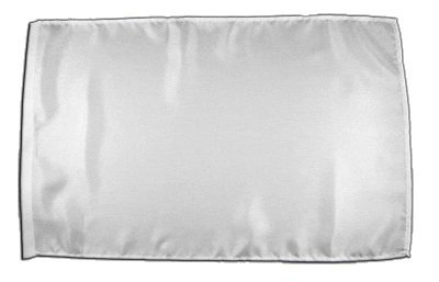 Fahne Flagge Einfarbig Weiß 30 x45 cm Fahne Flagge Einfarbig Weiß 30 x45 cm von Flaggenfritze