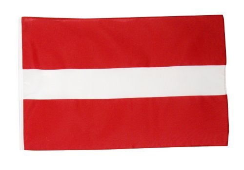 Fahne Flagge Lettland 30 x45 cm von Flaggenfritze