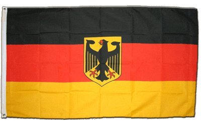Flagge Deutschland Dienstflagge - 60 x 90 cm von Flaggenfritze