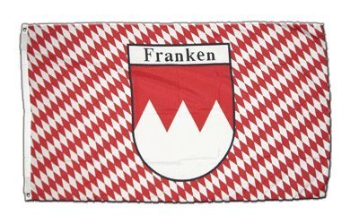Flagge Deutschland Franken kariert - 90 x 150 cm Flagge Deutschland Franken kariert - 90 x 150 cm von Flaggenfritze
