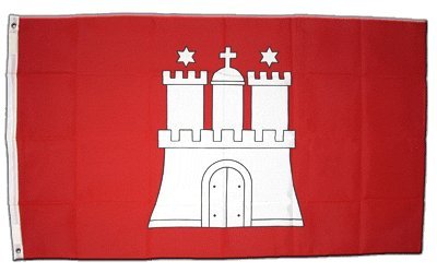 Flagge Deutschland Hamburg - 60 x 90 cm Flagge Deutschland Hamburg - 60 x 90 cm von Flaggenfritze