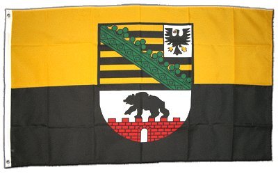 Flagge Deutschland Sachsen-Anhalt - 60 x 90 cm Flagge Deutschland Sachsen-Anhalt - 60 x 90 cm von Flaggenfritze