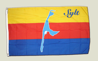 Flagge Deutschland Sylt - 90 x 150 cm von Flaggenfritze