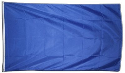 Flagge Einfarbig Blau - 90 x 150 cm von Flaggenfritze