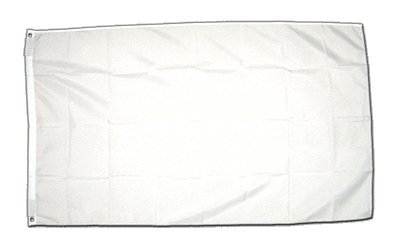 Flagge Einfarbig Weiß - 60 x 90 cm Flagge Einfarbig Weiß - 60 x 90 cm von Flaggenfritze