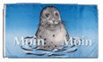 Flagge Moin Moin Seehund - 90 x 150 cm Flagge Moin Moin Seehund - 90 x 150 cm von Flaggenfritze