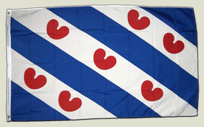 Flagge Niederlande Friesland - 90 x 150 cm von Flaggenfritze