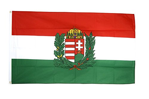 Flagge Ungarn mit Wappen - 60 x 90 cm Flagge Ungarn mit Wappen - 60 x 90 cm von Flaggenfritze