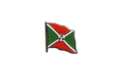 Flaggen-Pin/Anstecker Burundi vergoldet Flaggen-Pin/Anstecker Burundi vergoldet von Flaggenfritze