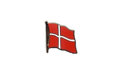 Flaggen-Pin/Anstecker Dänemark vergoldet Flaggen-Pin/Anstecker Dänemark vergoldet von Flaggenfritze