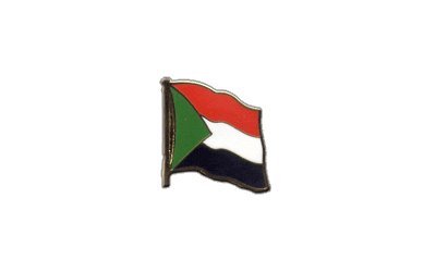 Flaggen-Pin/Anstecker Sudan vergoldet Flaggen-Pin/Anstecker Sudan vergoldet von Flaggenfritze