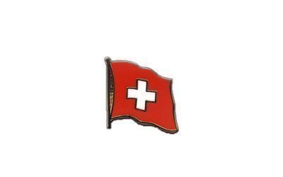 Flaggen-Pin/Anstecker Schweiz vergoldet Flaggen-Pin/Anstecker Schweiz vergoldet von Digni