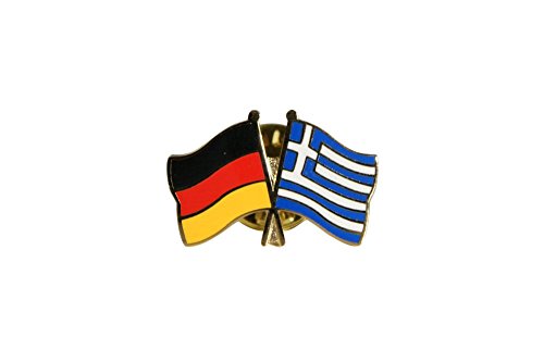 Flaggenfritze® Freundschaftspin Deutschland - Griechenland von Flaggenfritze