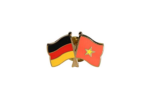 Flaggenfritze® Freundschaftspin Deutschland - Vietnam von Flaggenfritze