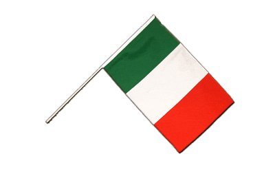 Flaggenfritze® Große Stockflagge Schwenkflagge Italien 60 x 90 cm von Digni
