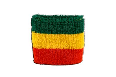 Flaggenfritze® Schweissband Äthiopien ohne Wappen, 2er Set von Flaggenfritze