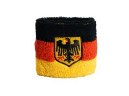 Flaggenfritze® Schweißband Deutschland mit Adler von Flaggenfritze