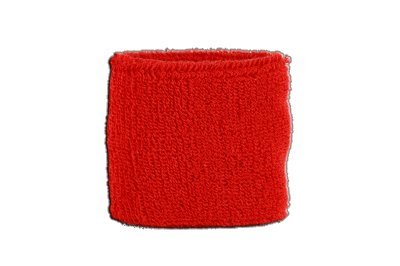 Flaggenfritze® Schweissband Einfarbig Rot, 2er Set von Flaggenfritze