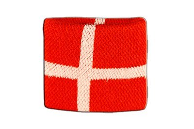 Flaggenfritze® Schweissband Flagge Dänemark von Flaggenfritze