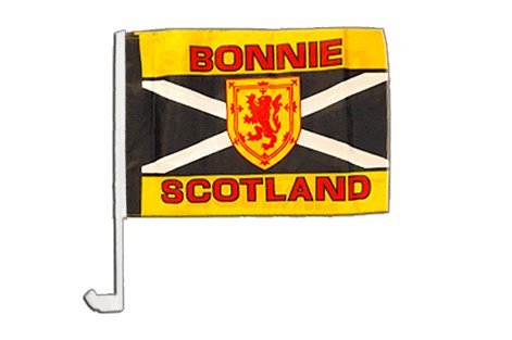 Flaggenfritze Autofahne Autoflagge Schottland Bonnie Scotland - 30 x 40 cm von Flaggenfritze