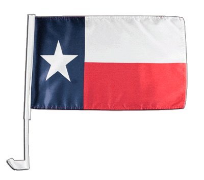 Flaggenfritze Autofahne Autoflagge USA Texas - 30 x 40 cm von Flaggenfritze