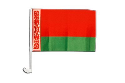Flaggenfritze Autofahne Autoflagge Weißrussland - 30 x 40 cm von Flaggenfritze