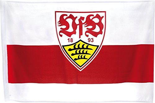 Flaggenfritze Flagge mit Hohlsaum VfB Stuttgart Wappen - 80 x 120 cm + gratis Aufkleber Flaggenfritze Flagge mit Hohlsaum VfB Stuttgart Wappen - 80 x 120 cm + gratis Aufkleber von Flaggenfritze
