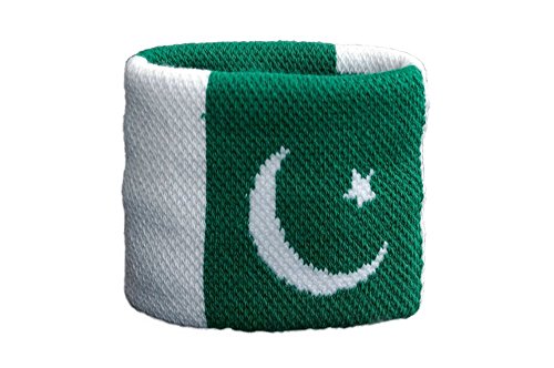 Flaggenfritze Schweißband Motiv Fahne/Flagge Pakistan + gratis Aufkleber von Flaggenfritze