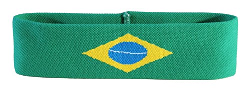 Flaggenfritze Stirnband Motiv Fahne/Flagge Brasilien + gratis Aufkleber Flaggenfritze Stirnband Motiv Fahne/Flagge Brasilien + gratis Aufkleber von Flaggenfritze
