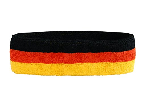 Flaggenfritze Stirnband Motiv Fahne/Flagge Deutschland + gratis Aufkleber Flaggenfritze Stirnband Motiv Fahne/Flagge Deutschland + gratis Aufkleber von Flaggenfritze