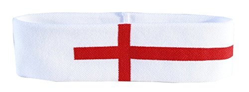 Flaggenfritze Stirnband Motiv Fahne/Flagge England + gratis Aufkleber von Flaggenfritze