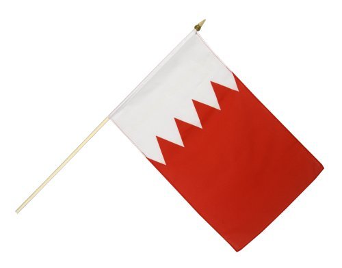 Flaggenfritze Stockflagge Bahrein - 30 x 45 cm Flaggenfritze Stockflagge Bahrein - 30 x 45 cm von Digni