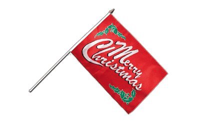 Flaggenfritze Stockflagge Merry Christmas - 30 x 45 cm Flaggenfritze Stockflagge Merry Christmas - 30 x 45 cm von Flaggenfritze