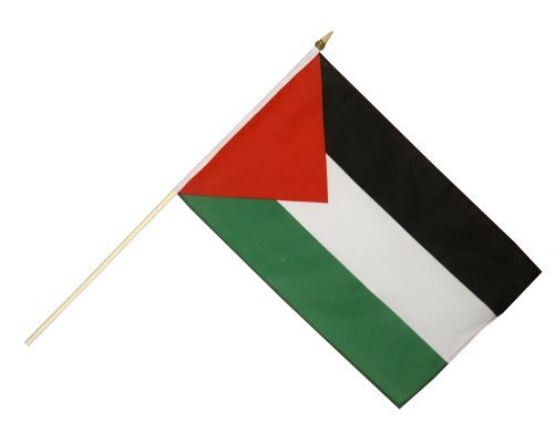 Flaggenfritze Stockflagge Palästina - 30 x 45 cm Flaggenfritze Stockflagge Palästina - 30 x 45 cm von Digni