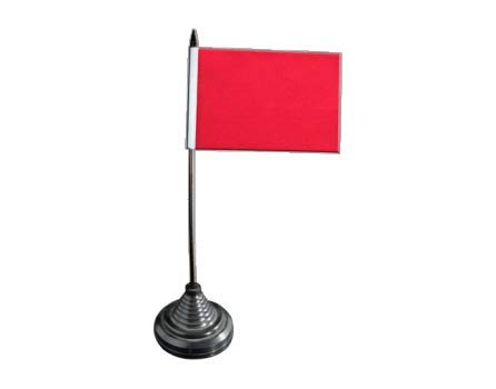 Flaggenfritze Tischflagge/Tischfahne Einfarbig Rot + gratis Aufkleber Flaggenfritze Tischflagge/Tischfahne Einfarbig Rot + gratis Aufkleber von Flaggenfritze