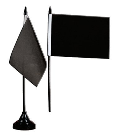 Flaggenfritze Tischflagge/Tischfahne Einfarbig Schwarz + gratis Aufkleber Flaggenfritze Tischflagge/Tischfahne Einfarbig Schwarz + gratis Aufkleber von Flaggenfritze