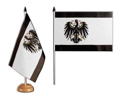 Flaggenfritze Tischflagge/Tischfahne Preußen + gratis Aufkleber Flaggenfritze Tischflagge/Tischfahne Preußen + gratis Aufkleber von Flaggenfritze