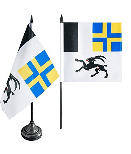 Flaggenfritze Tischflagge/Tischfahne Schweiz Kanton Graubünden - 12 x 12 cm Flaggenfritze Tischflagge/Tischfahne Schweiz Kanton Graubünden - 12 x 12 cm von Flaggenfritze