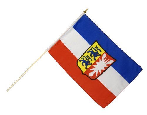 Flaggenfritze Stockflagge Deutschland Schleswig-Holstein - 30 x 45 cm Flaggenfritze Stockflagge Deutschland Schleswig-Holstein - 30 x 45 cm von Digni