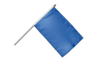 Stockflagge Einfarbig Blau - 30 x 45 cm Stockflagge Einfarbig Blau - 30 x 45 cm von Flaggenfritze