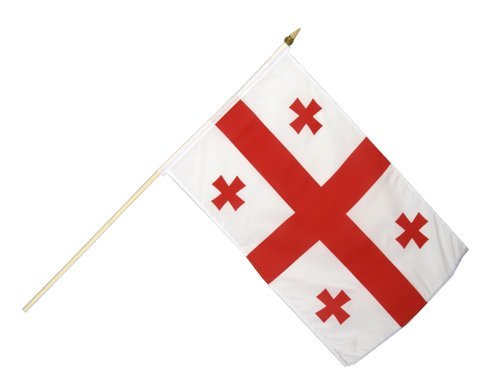 Stockflagge Georgien - 30 x 45 cm Stockflagge Georgien - 30 x 45 cm von Flaggenfritze