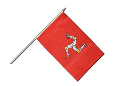 Stockflagge Großbritannien Isle of Man - 30 x 45 cm Stockflagge Großbritannien Isle of Man - 30 x 45 cm von Digni