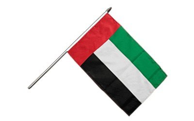 Stockflagge Vereinigte Arabische Emirate - 30 x 45 cm von Flaggenfritze