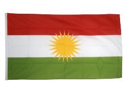 XXL Flagge Fahne Kurdistan 150 x 250 cm XXL Flagge Fahne Kurdistan 150 x 250 cm von Flaggenfritze