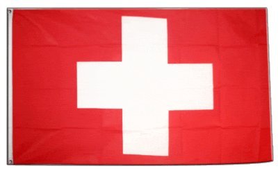 XXL Flagge Fahne Schweiz 150 x 250 cm von Flaggenfritze