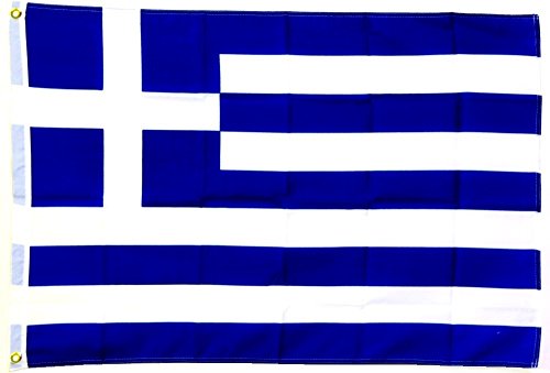 Fahne Flagge Griechenland 30 x 45 cm [Spielzeug] von Flags4You