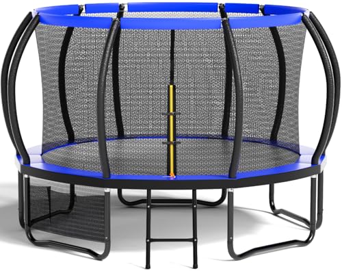 Flamaker Trampolin Outdoor Kinder, Gartentrampolin Ø 366/427cm mit Netz, Bodenanker, Stabile Rahmenkonstruktion, Wetterfest und rostfrei, Outdoor Trampolin für Kinder & Erwachsene Belastbarkeit Flamaker Trampolin Outdoor Kinder, Gartentrampolin Ø 366/427cm mit Netz, Bodenanker, Stabile Rahmenkonstruktion, Wetterfest und rostfrei, Outdoor Trampolin für Kinder & Erwachsene Belastbarkeit von Flamaker