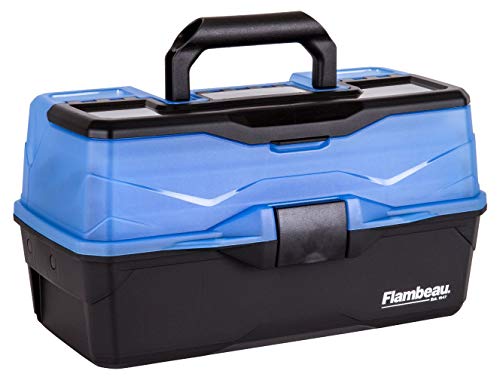 Flambeau Outdoors Frost Serie 3-Tray Tackle Box, blau von Flambeau