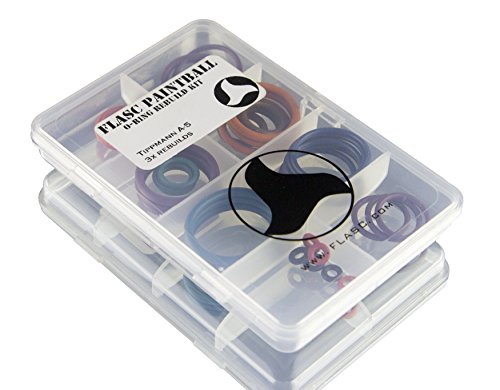 Flasc Paintball Tippmann A5/X7 Classic O_RINGS Rebuild Kit, 1 Set (Schwarz, Grau), 3 x farbcodiert, für Paintball-Marker-Reparatur und Wartung Flasc Paintball Tippmann A5/X7 Classic O_RINGS Rebuild Kit, 1 Set (Schwarz, Grau), 3 x farbcodiert, für Paintball-Marker-Reparatur und Wartung von Flasc Paintball