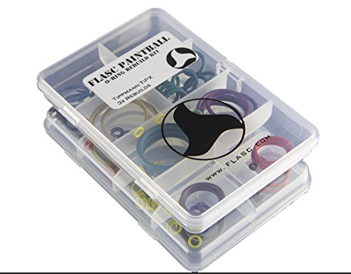 Flasc Paintball Tippmann TiPX/TPX Oring-Kit mit 3x Rebuilds farbcodiert von von Flasc Paintball